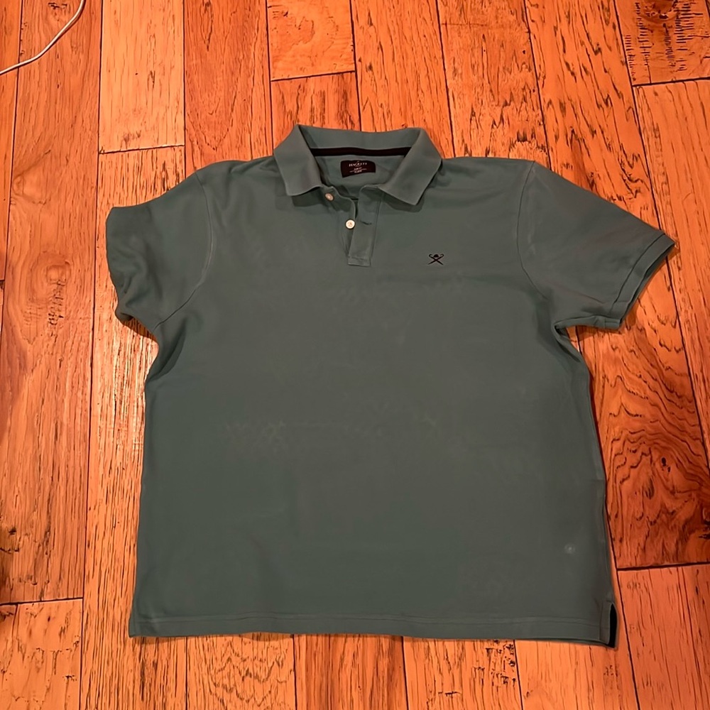 Hackett Men's Teal Polo Shirt